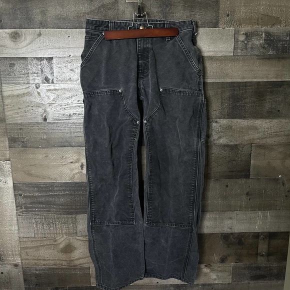 SOLD Carhartt Double Front Dungaree Pants 32X32 - Picture 1 of 6